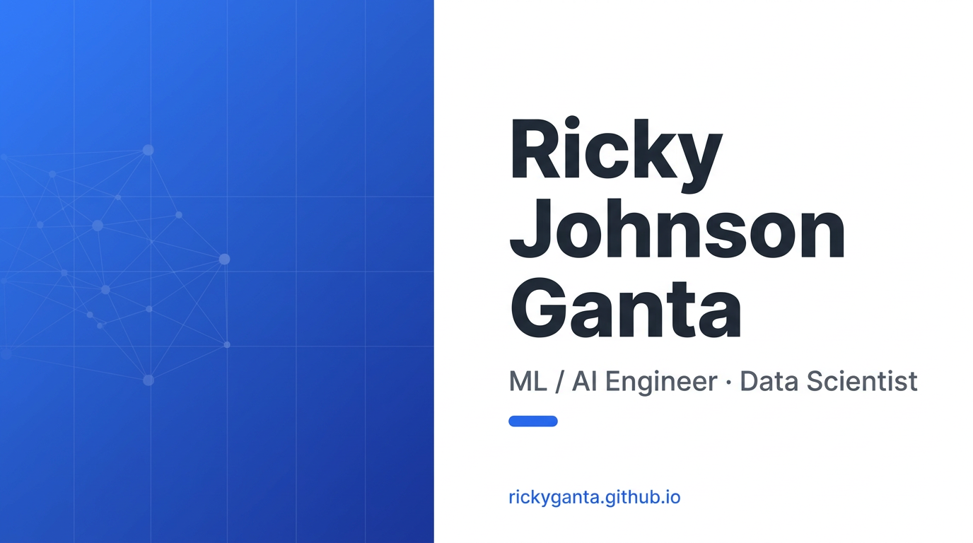 Ricky Johnson | Senior Data Engineer & AI/ML Engineer